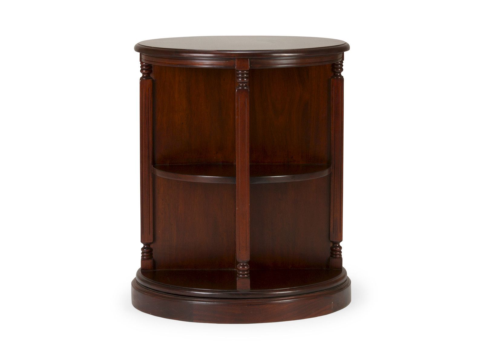 Drehregal Cambridge Holz - Mahagoni 65x78x65