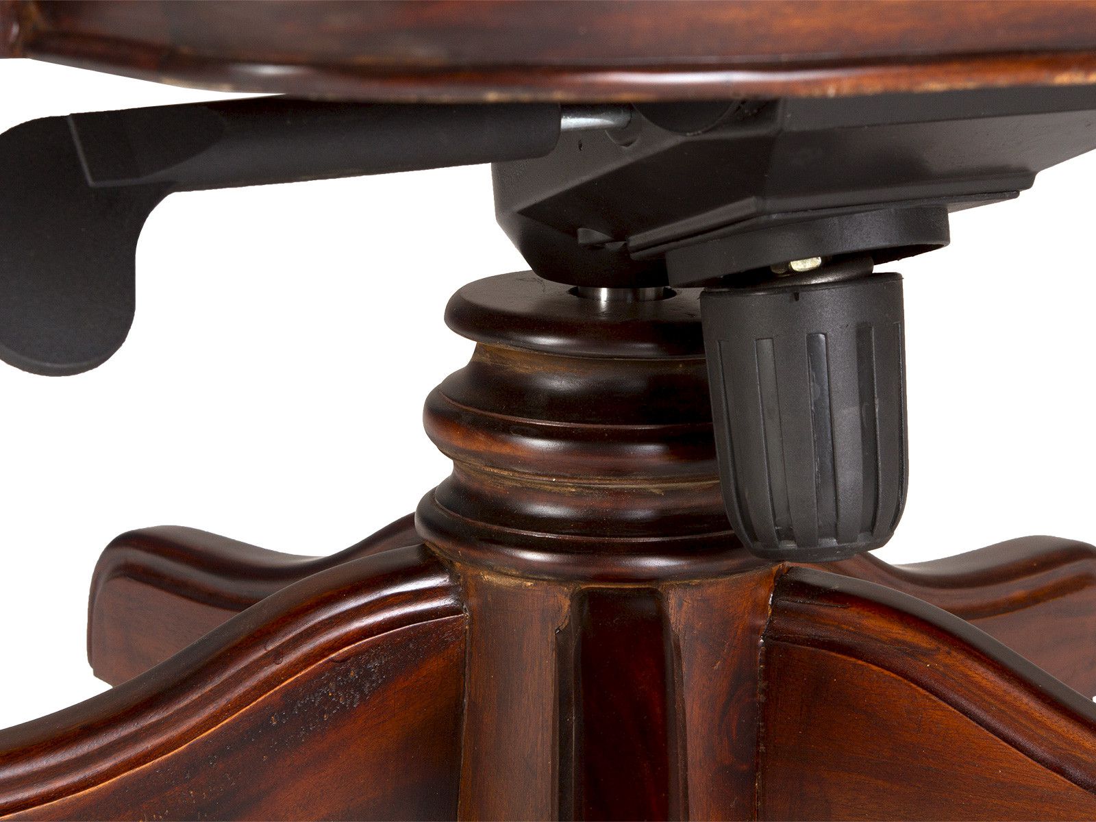 Bürosessel Cambridge II grün Holz - Mahagoni 65x119x57