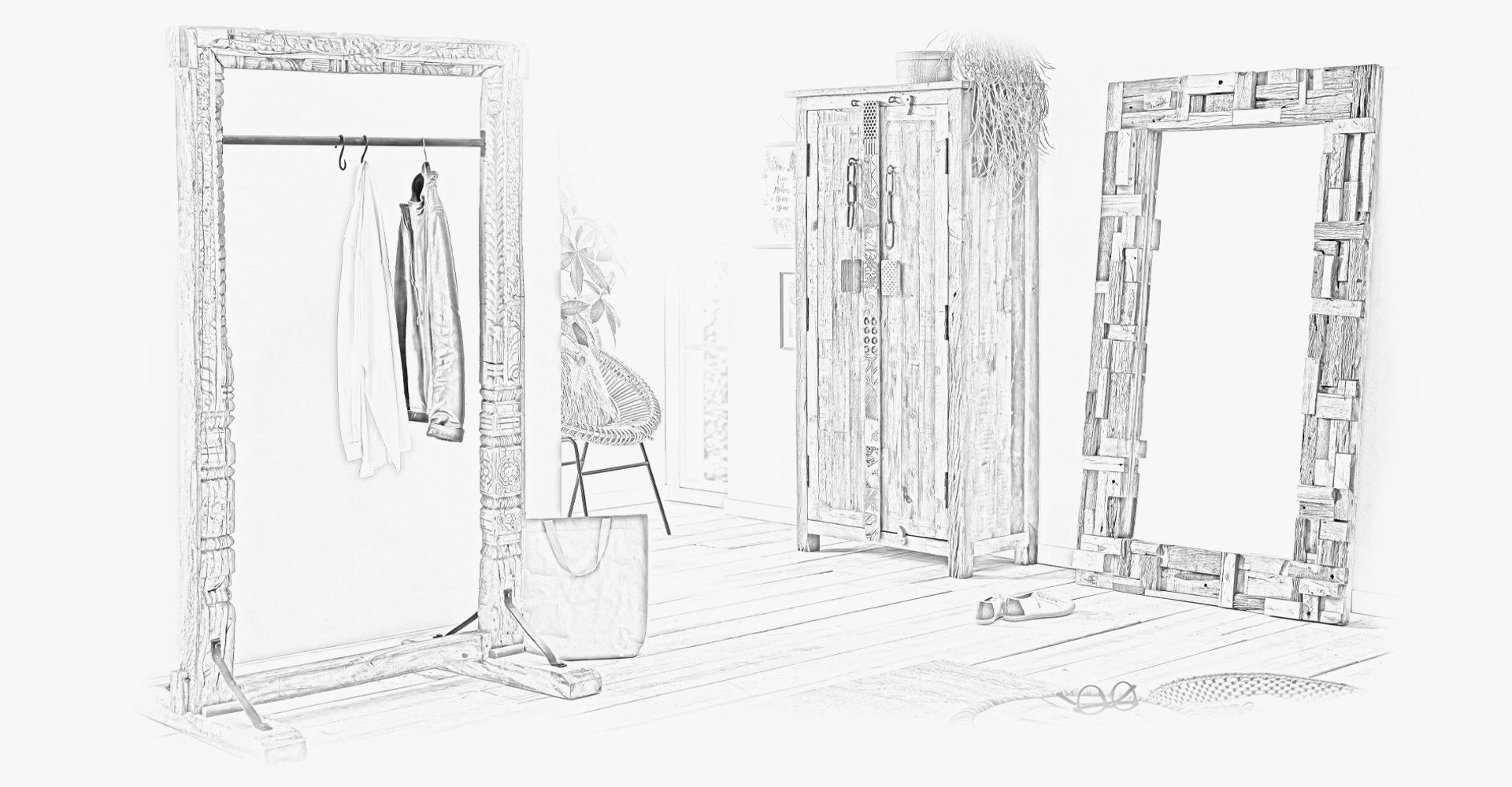 Kavali Kommode mit Schubladen in natürlicher Holzoptik, modernes, schlichtes Design für Wohnzimmer, Schlafzimmer oder Flur