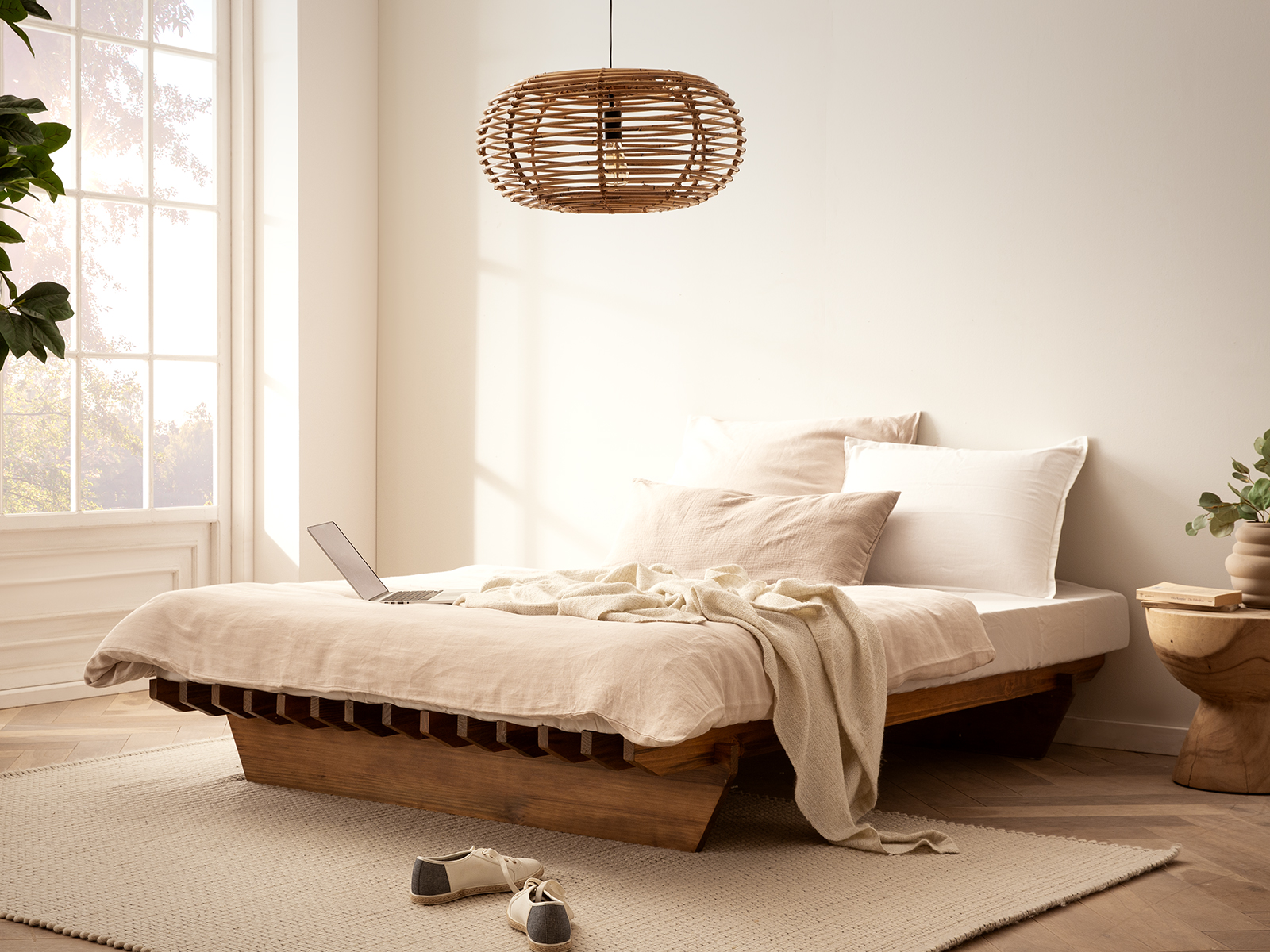 Bett Cannes 180x200 Pinie 