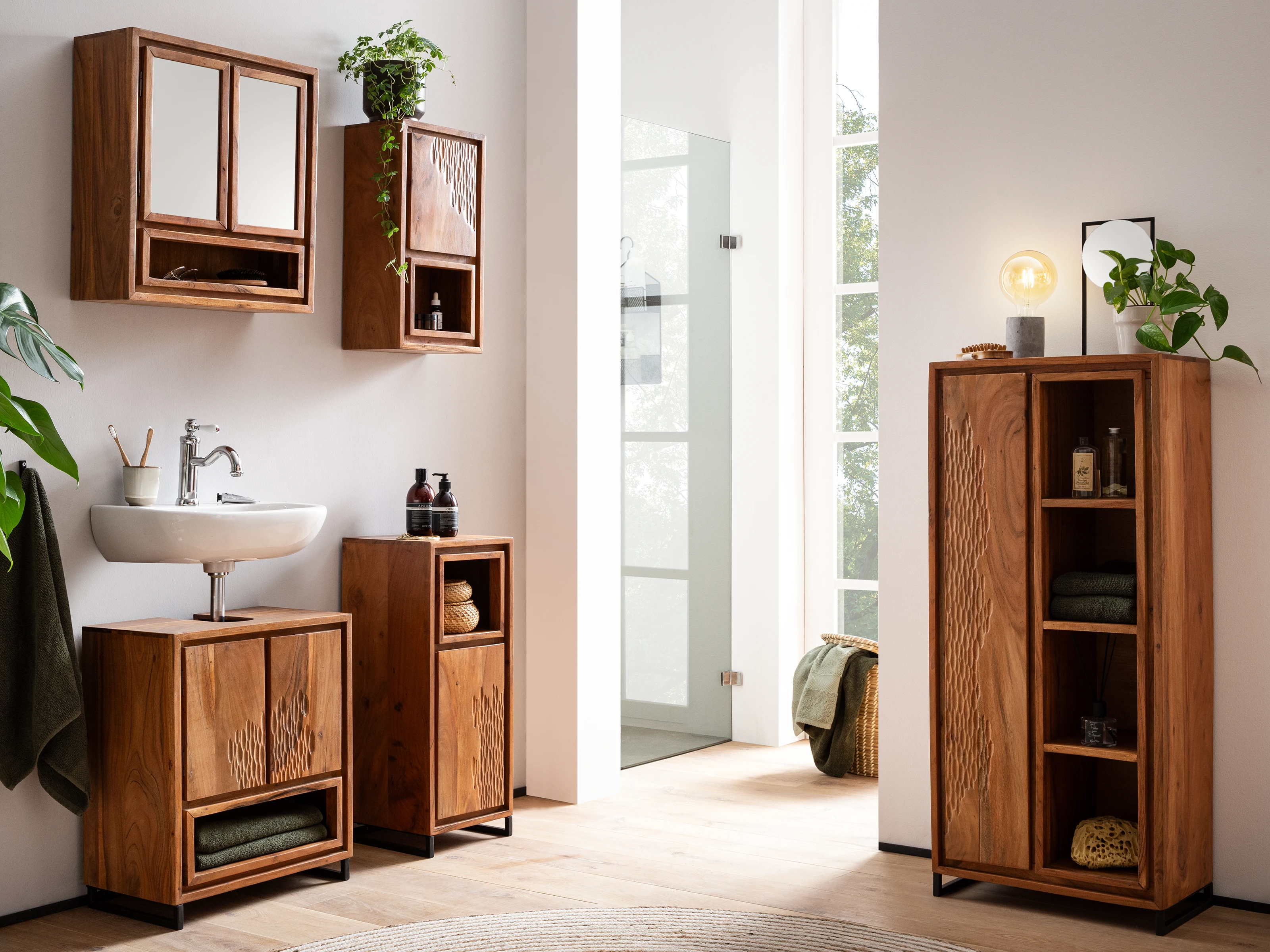 Badmöbel Set Maddox 5-teilig 