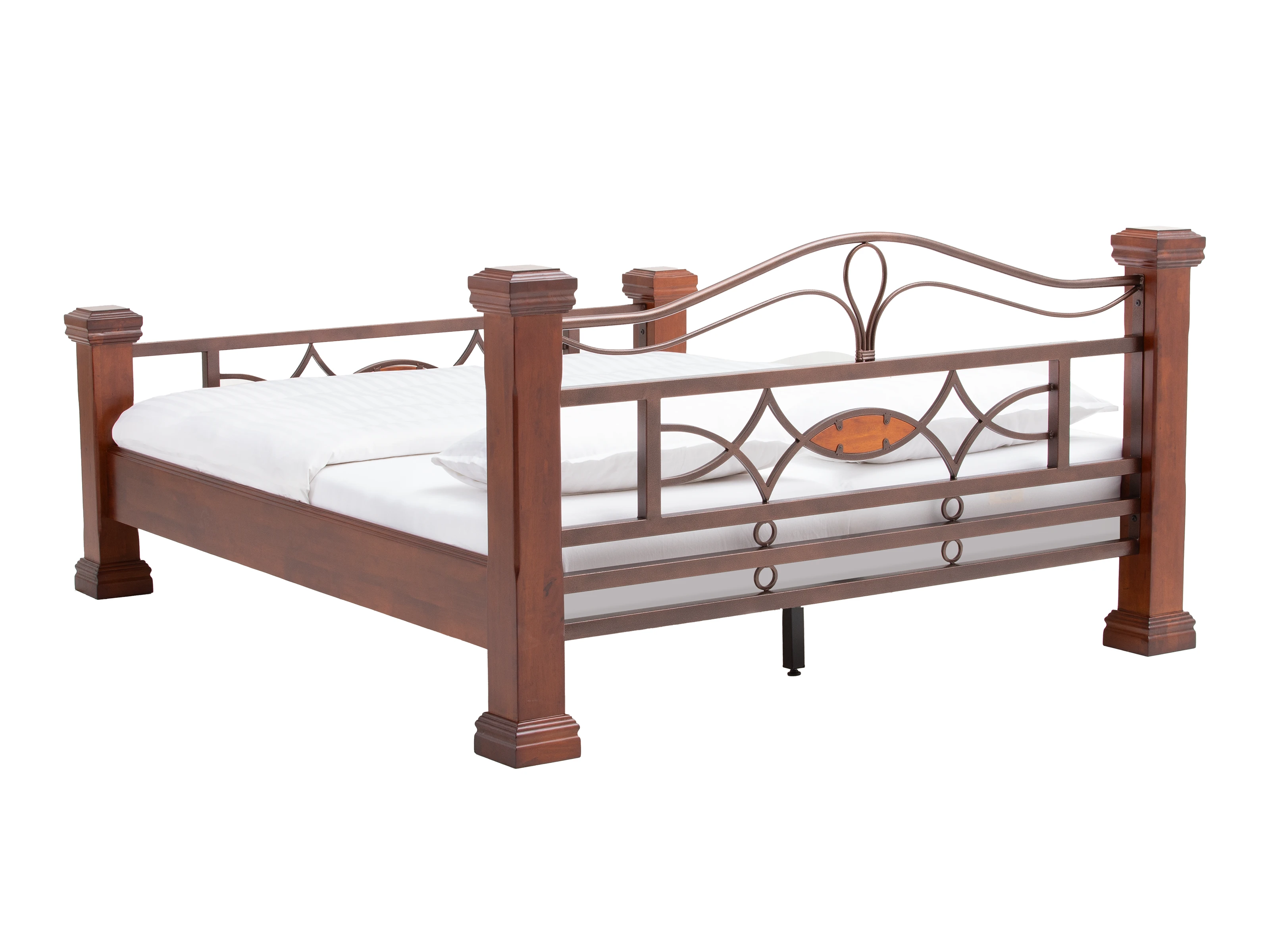 Bett Byzanz 200x200 braun