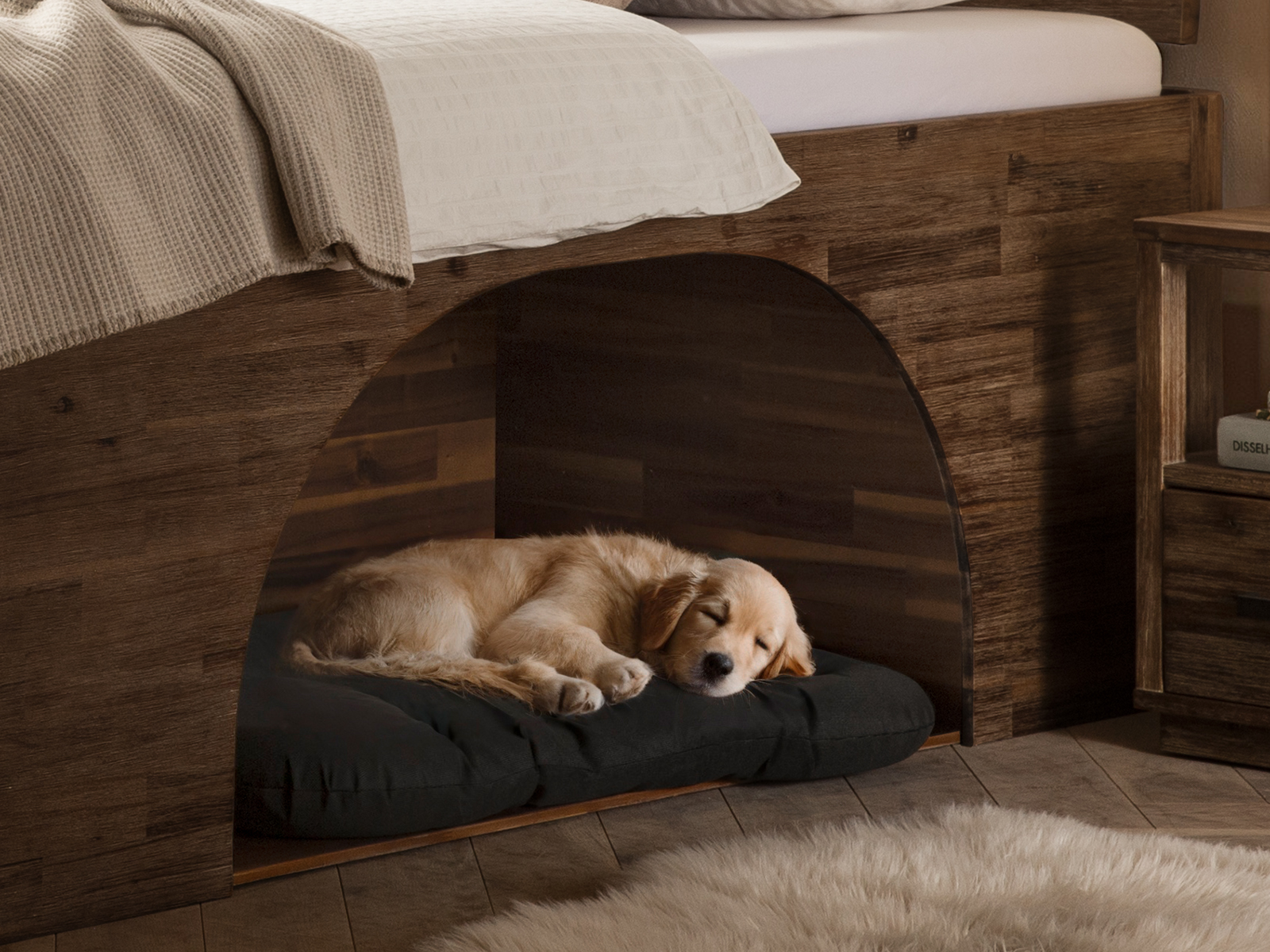 Holzbett Companions 140x200