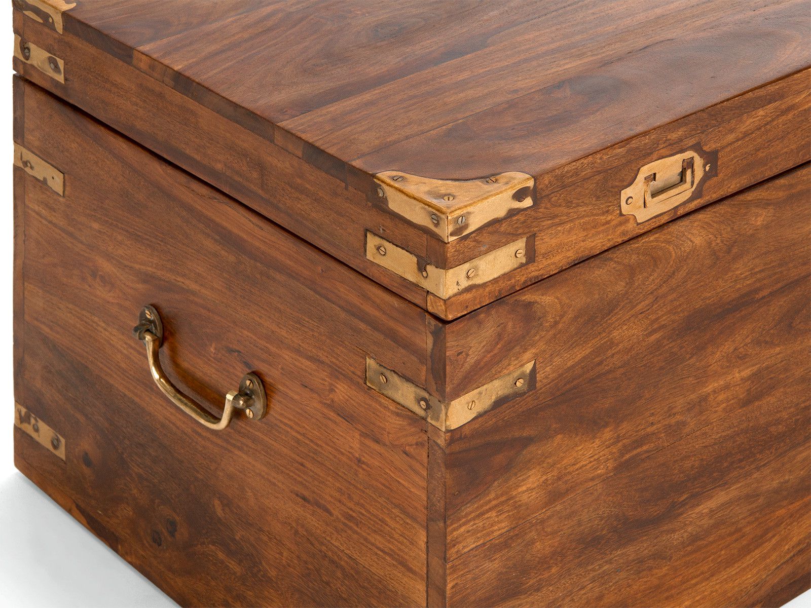 Truhe Merlin II 87 x 45 x 48 cm Holz - Palisander 87x45x48