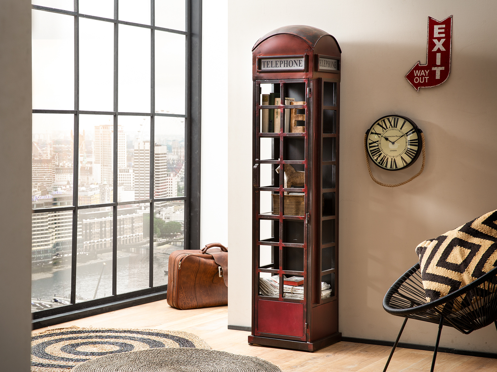 Schrank Telefonzelle