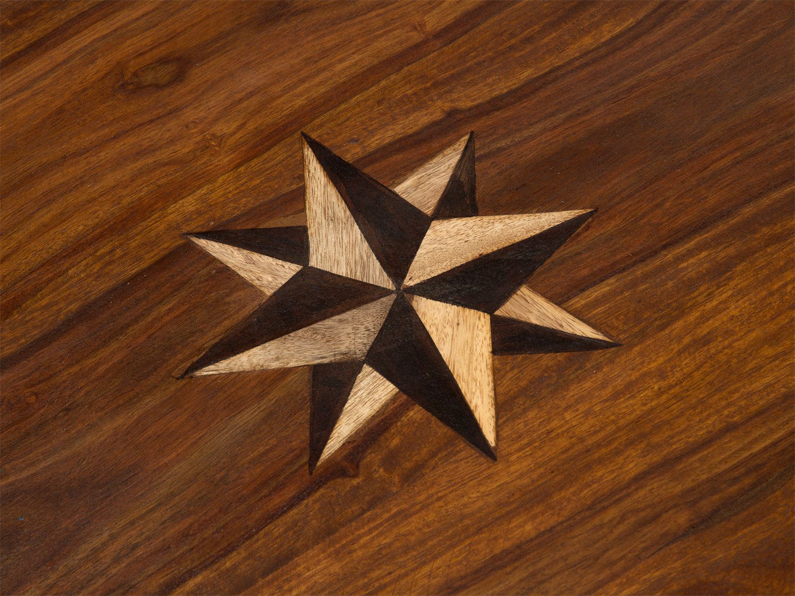 Truhe Merlin II 87 x 45 x 48 cm Holz - Palisander 87x45x48