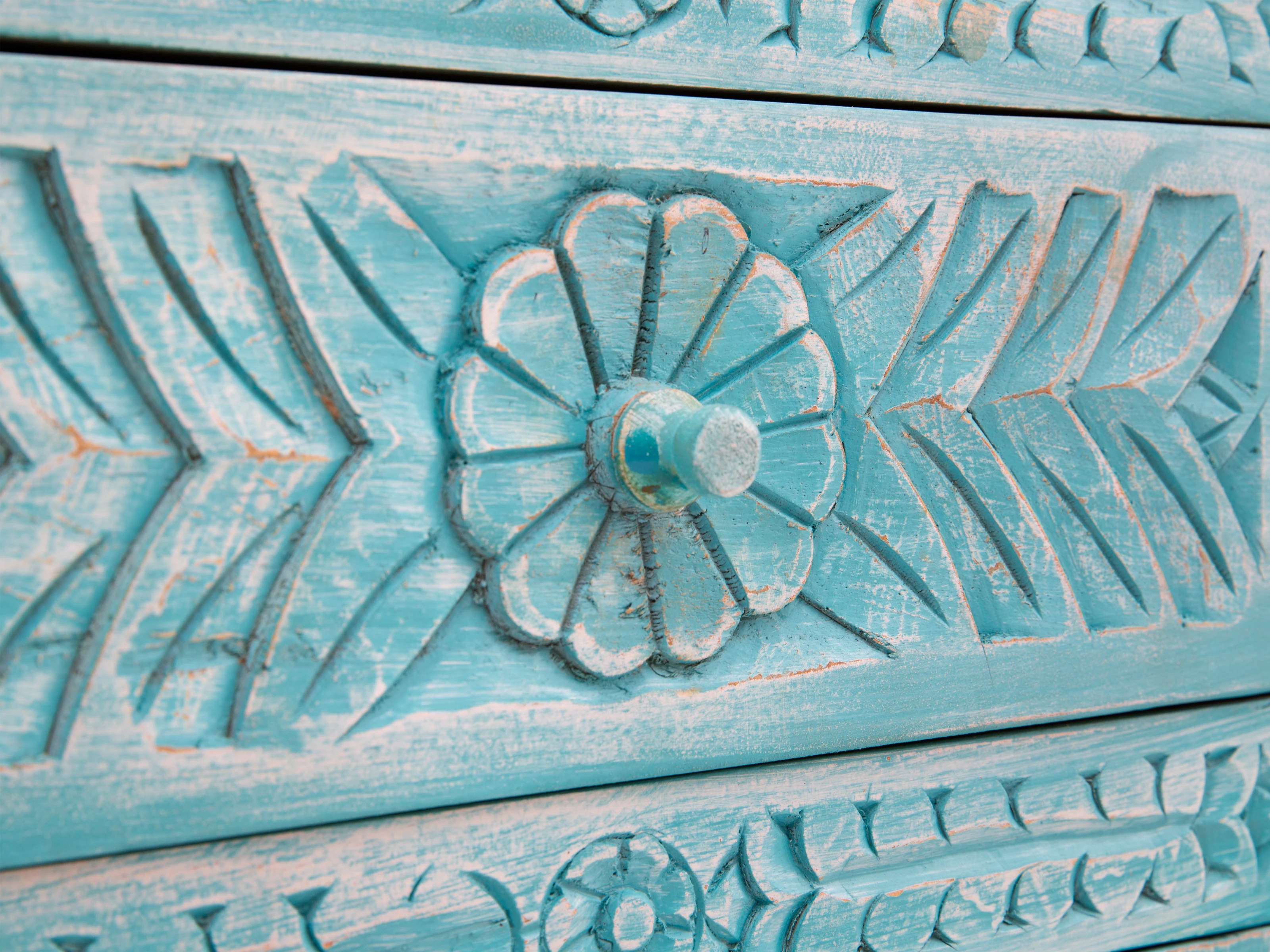 Hochschrank Santa Cruz blau