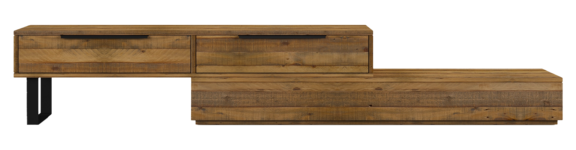 Freisteller: Frontansicht des Möbelstücks 'Auckland' auf weißem Hintergrund, modernes Design mit klaren Linien