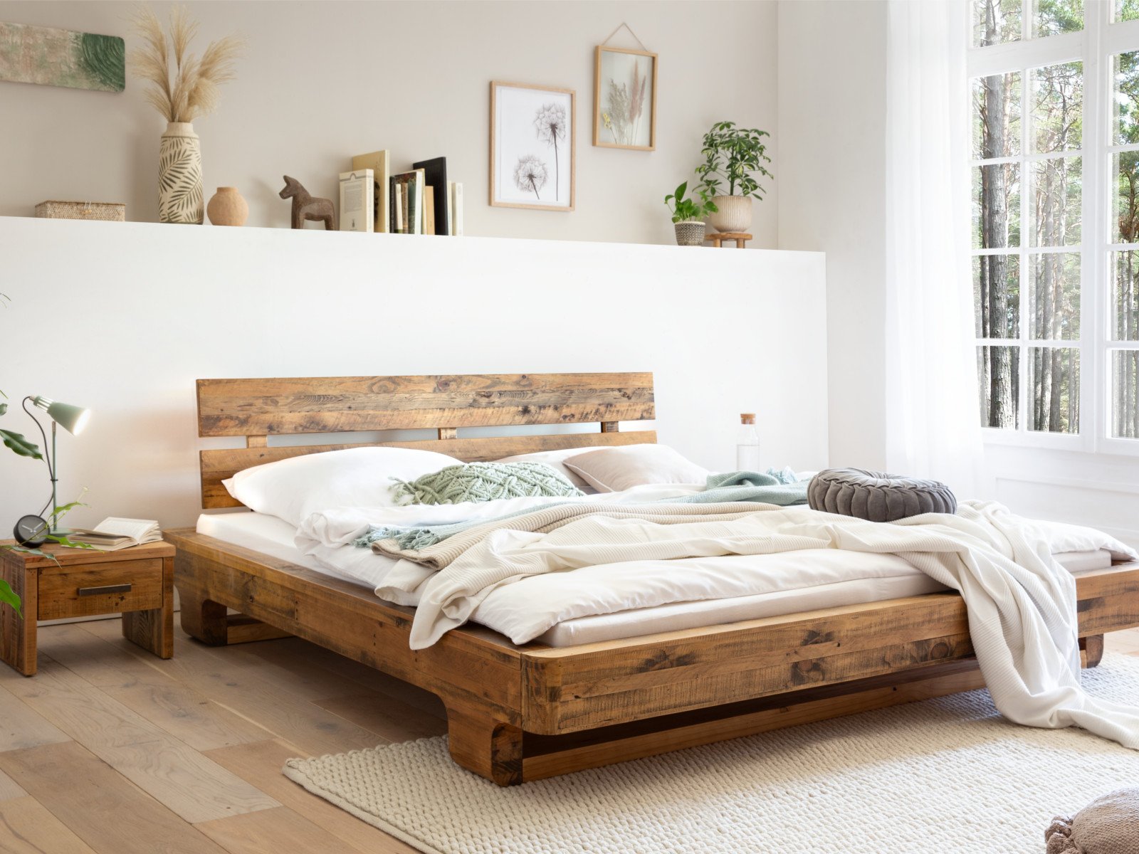 Holzbett Madras Pinie